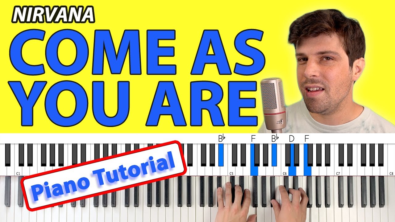 How To Play “Come As You Are” by Nirvana [Piano Tutorial + Chord Chart]