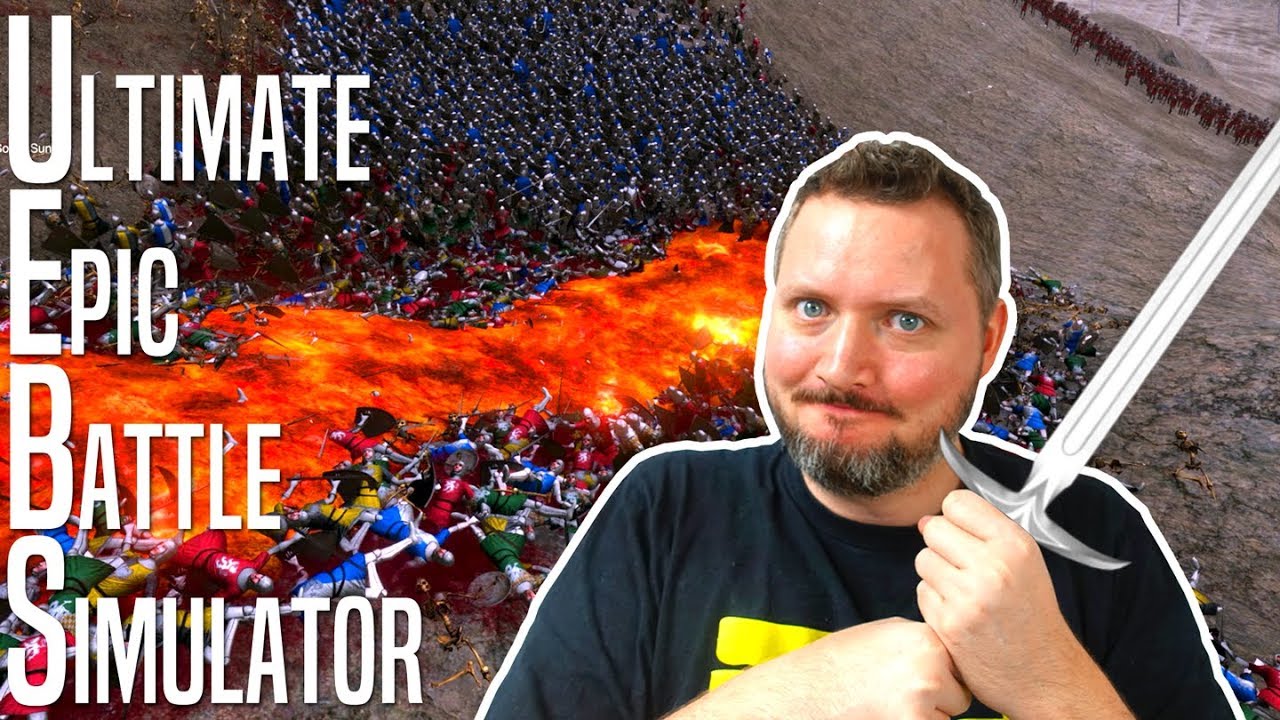VULKAN SLAG OG FPS INVASION! - Ultimate Epic Battle Simulator (UEBS) Dansk