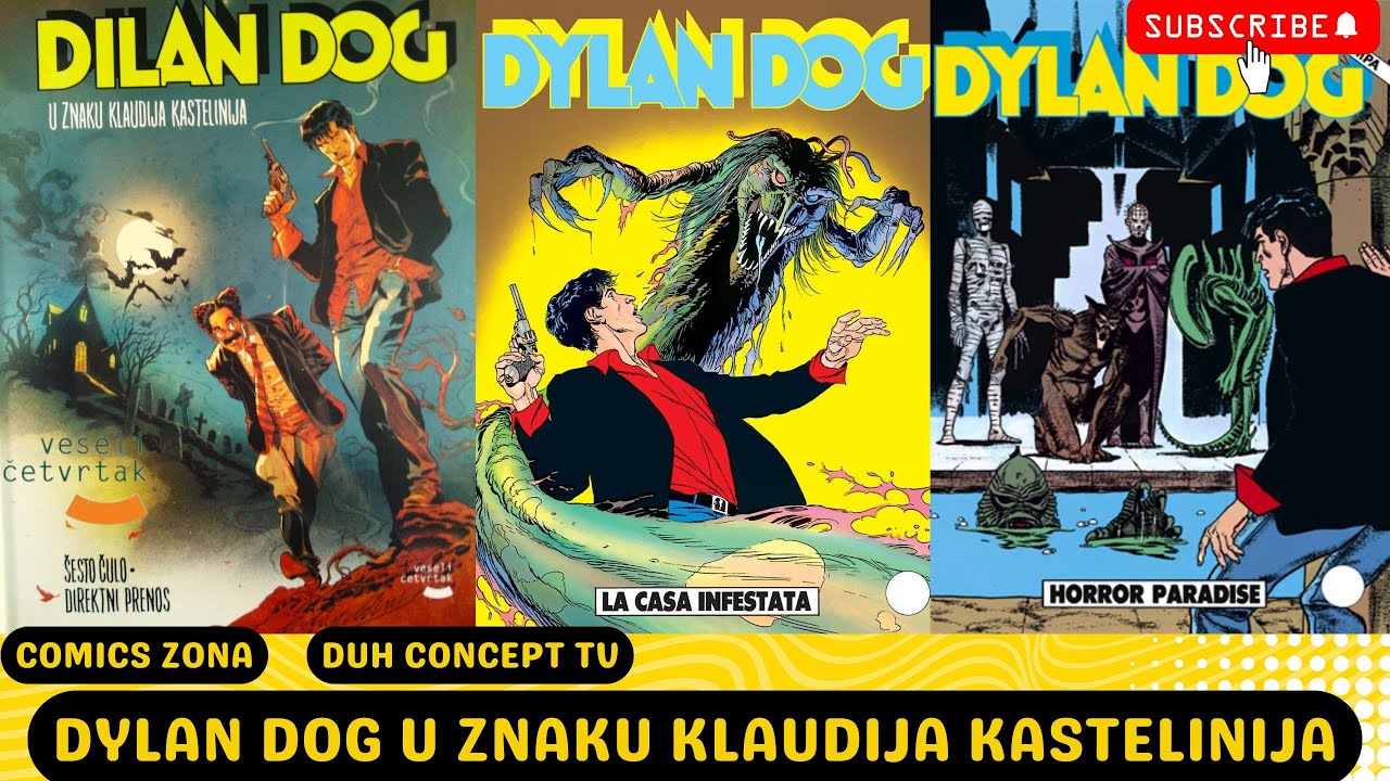 Dylan Dog U znaku Klaudija Kastelinija-#DylanDog #ClaudioCastellini #VeseliCetvrtak #ComicReview