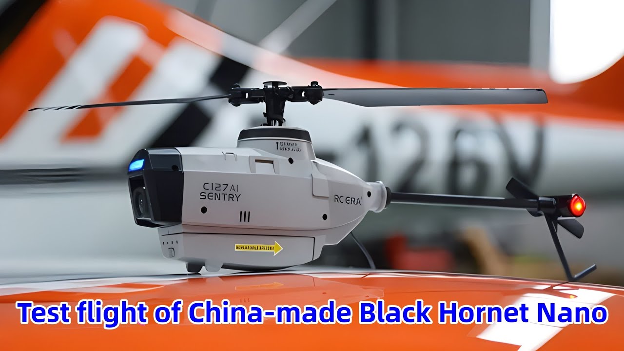 Take a look at the Chinese made Black Hornet drone C127