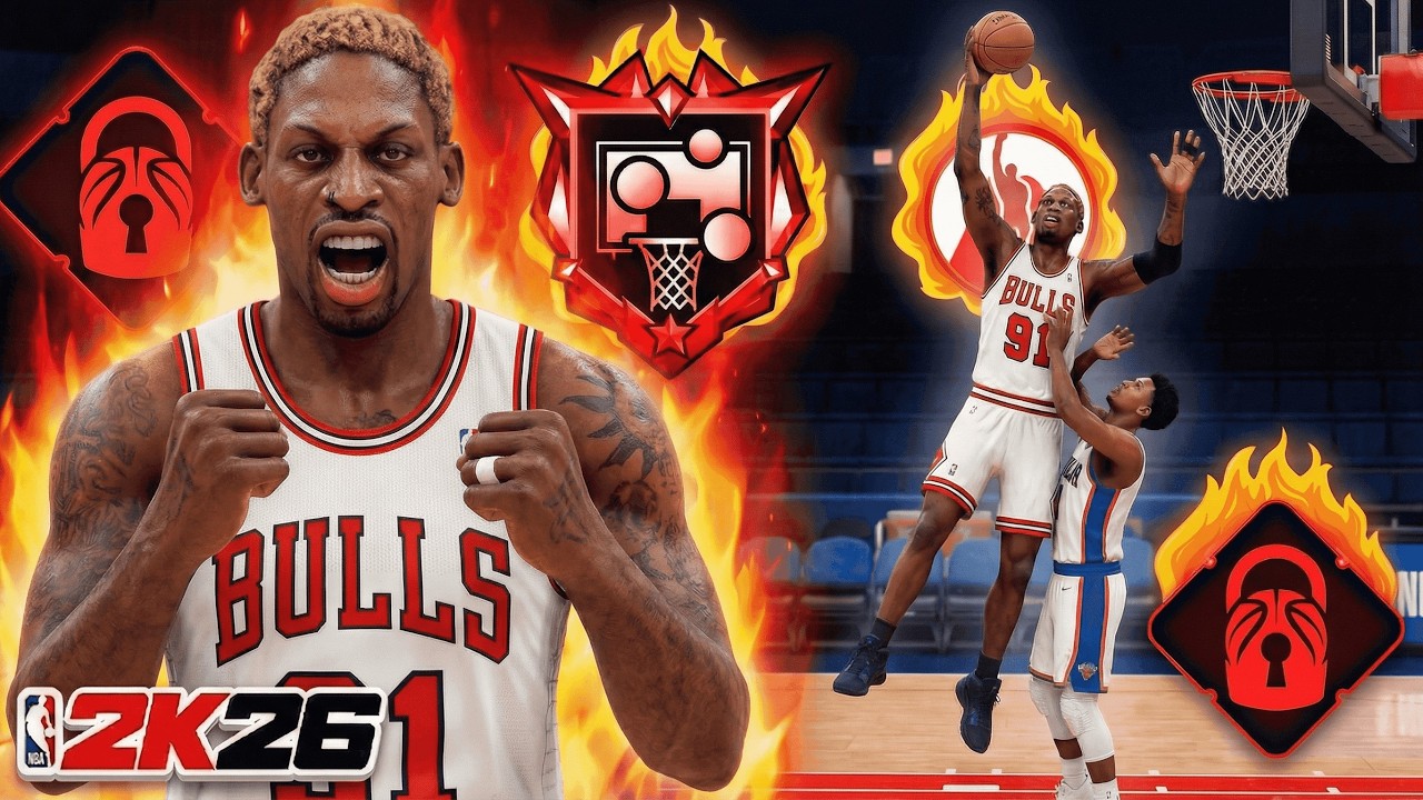 This Dennis Rodman Build with 95 VERT + 96 REB is a 
