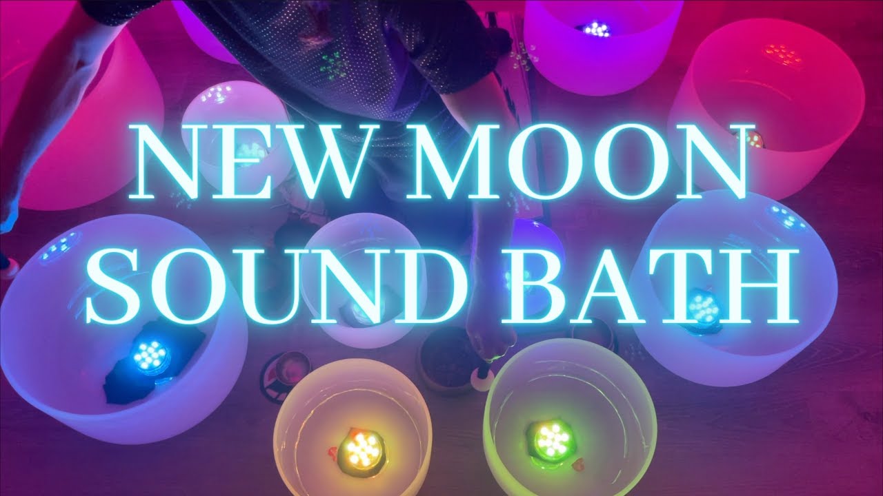 NEW MOON SOUND BATH in GEMINI: Meditation Music for Manifestation | Crystal Singing Bowls