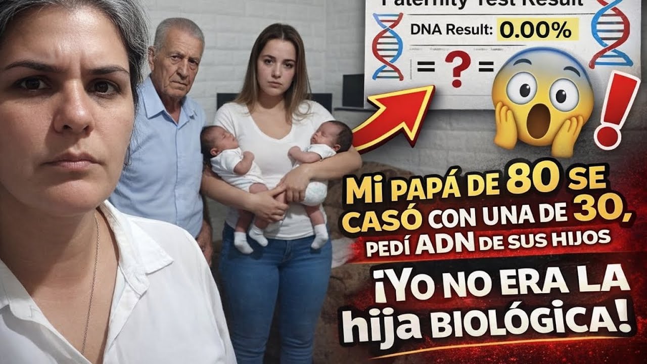 Mi papá de 80 se casó con una de 30, pedí ADN de sus hijos ¡Yo no era la hija biológica!