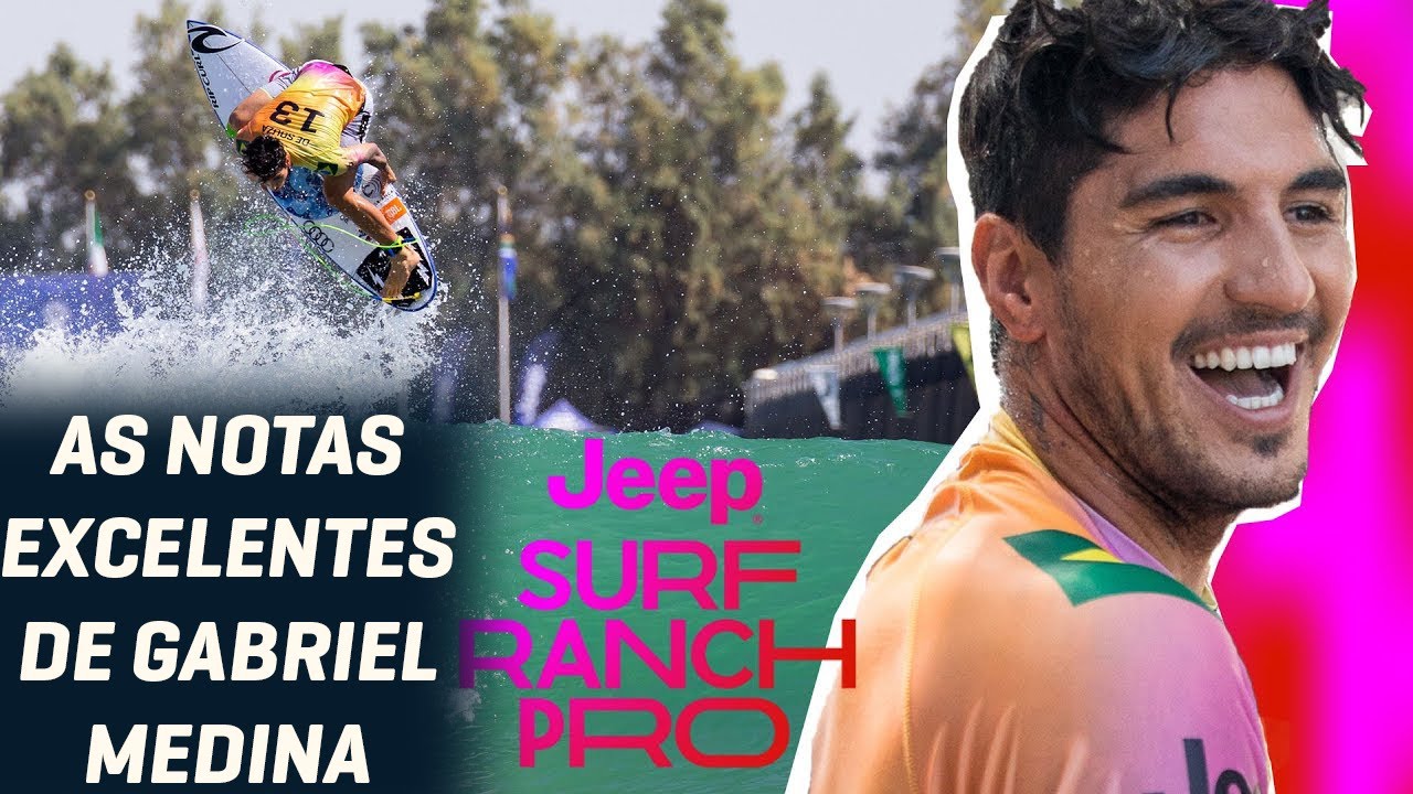 TODAS AS NOTAS EXCELENTES DO GABRIEL MEDINA NO Surf Ranch Pro em 2021 | WSL Brasil