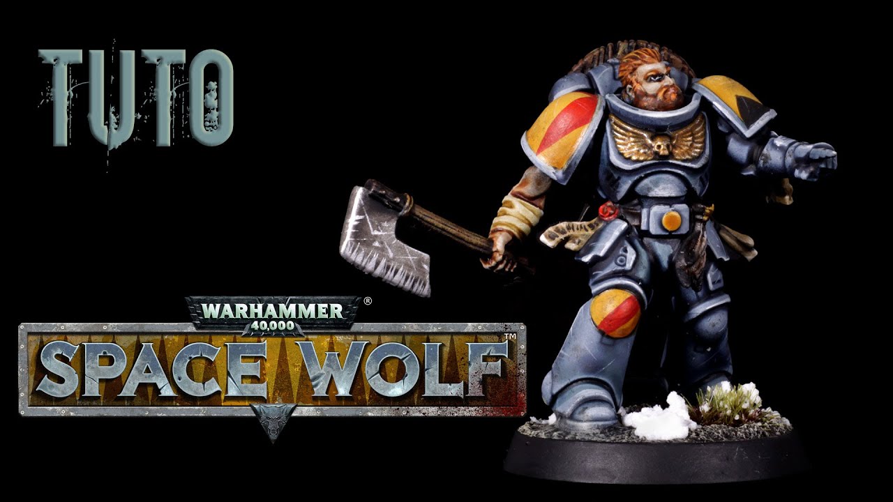 Peindre un Space Wolf - Tuto Figurine