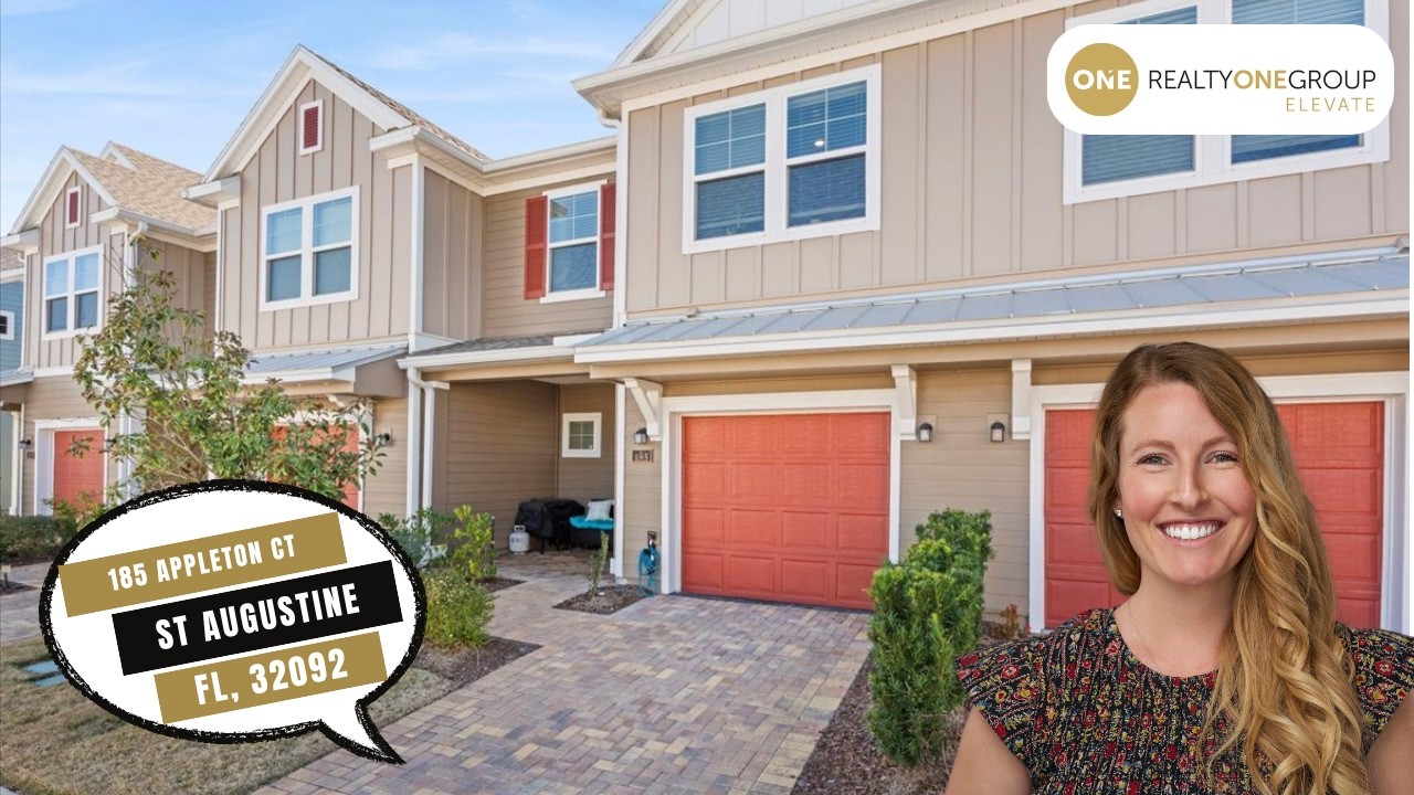 New Listing Townhome in Shearwater, St Augustine