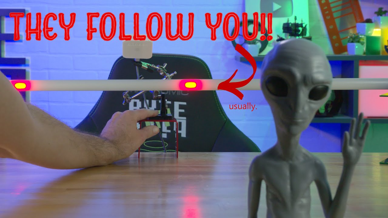 RGB Eyes that follow movement with a mmWave sensor and Home Assistant