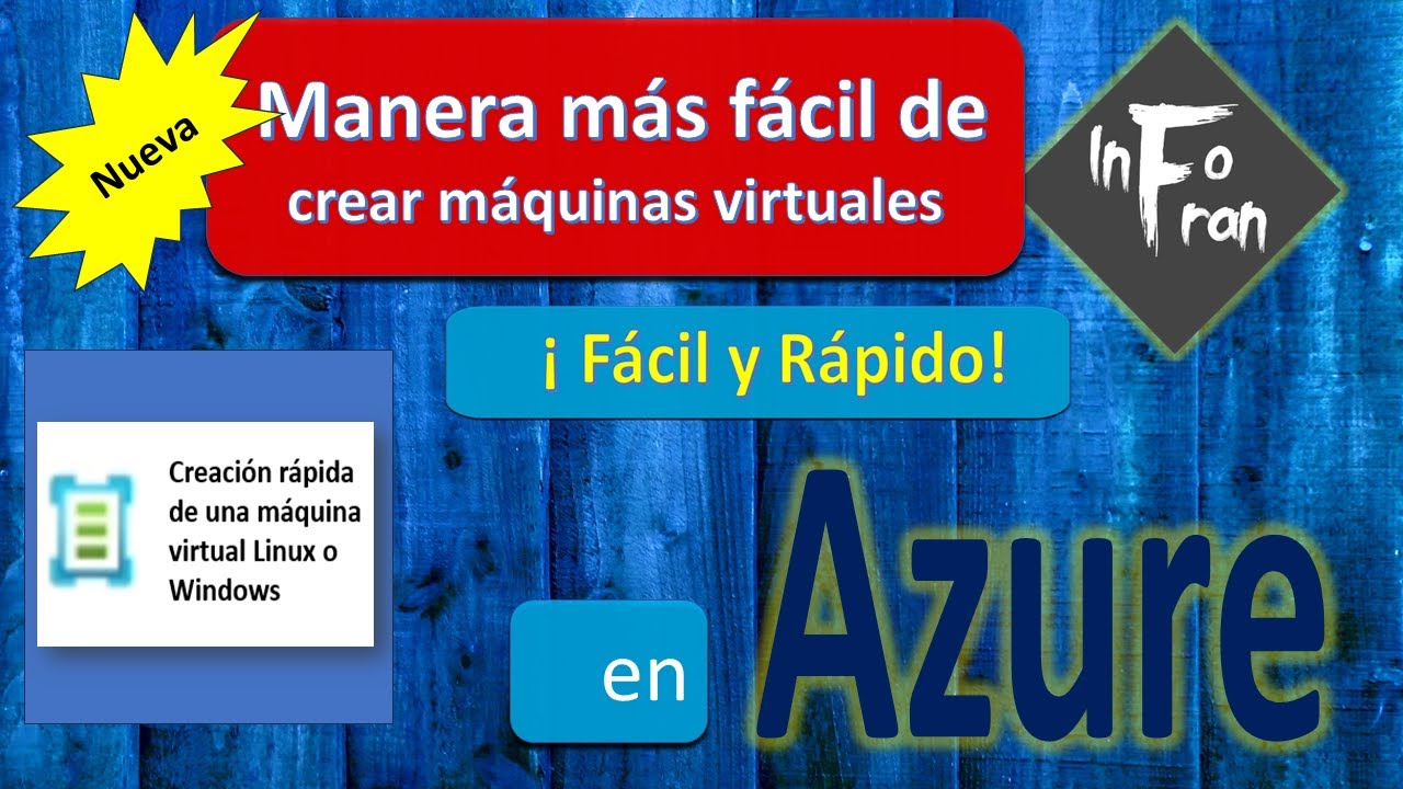 Con UN SOLO CLIC crea tu MAQUINA VIRTUAL en Azure, más fácil que nunca.