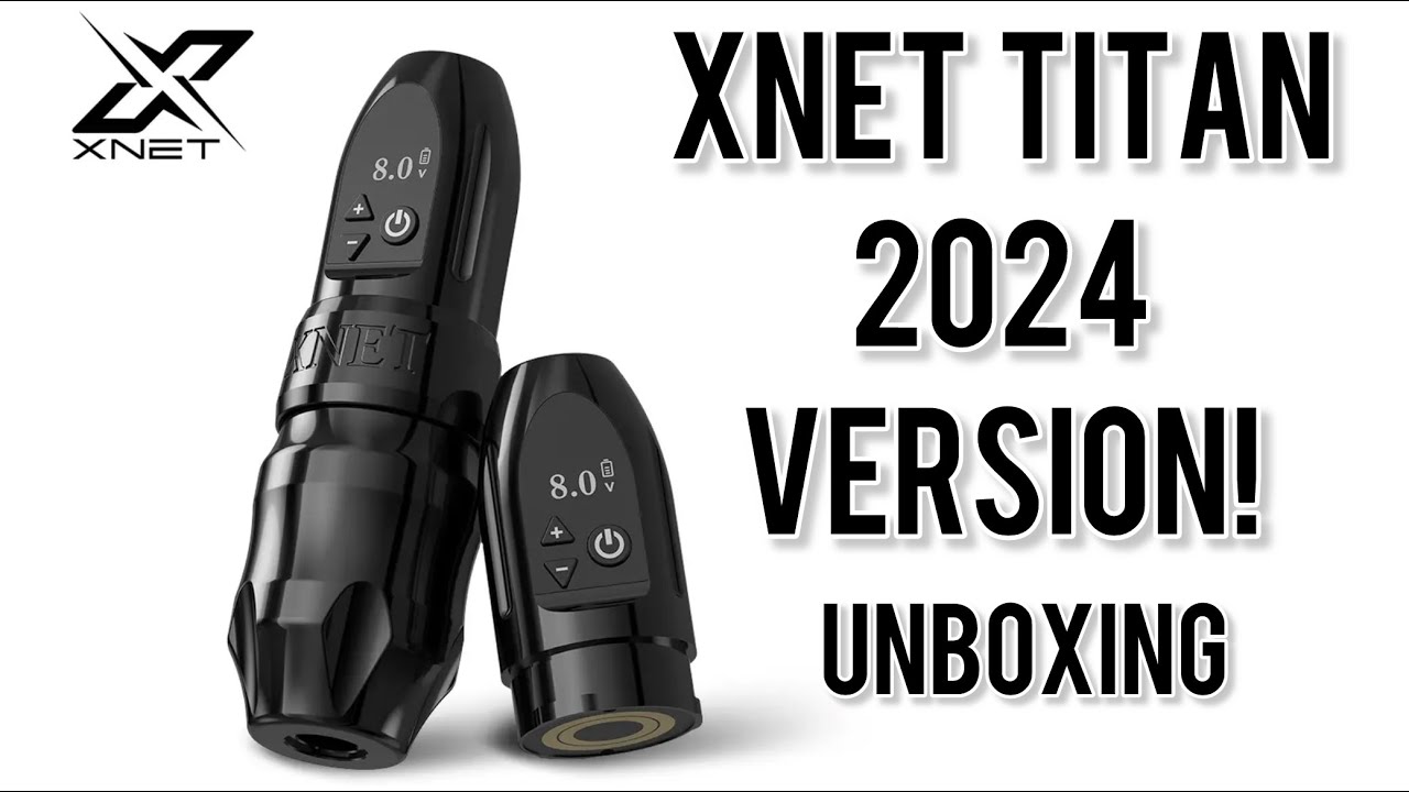 New Xnet titan 2024 version tattoo machine unboxing! It looks good!
