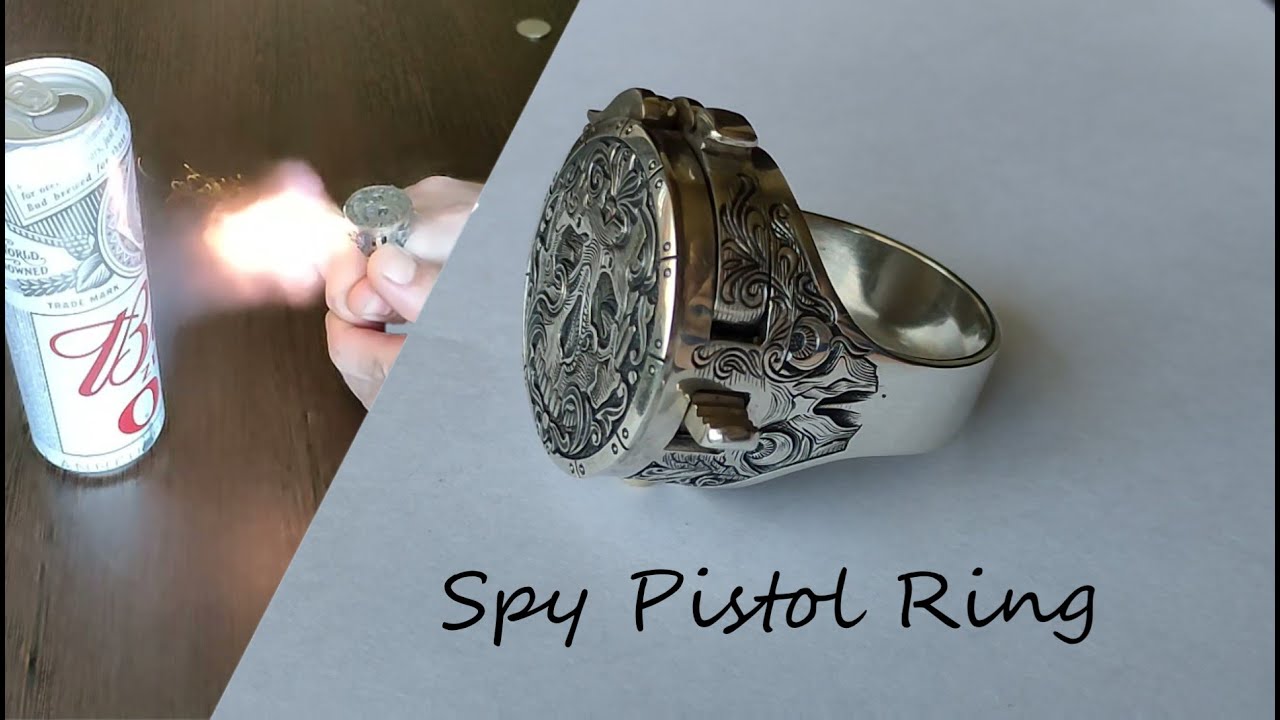 Spy gadget - unique pistol ring!