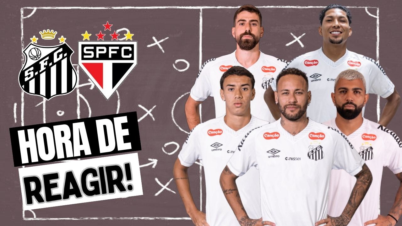 SANTOS x SÃO PAULO: NEYMAR JOGA? BONTEMPO E RONY TITULARES? | IDEIAS PARA VOJVODA