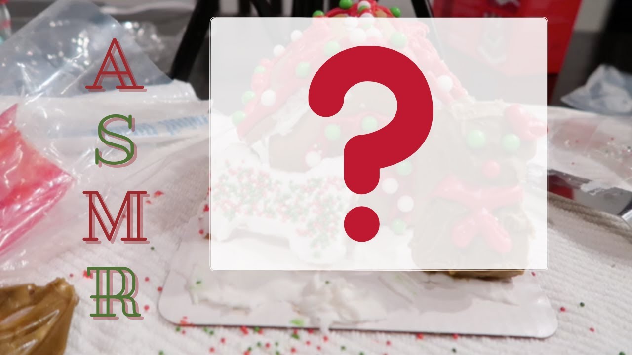 ASMR Gingerbread Dog House Fail