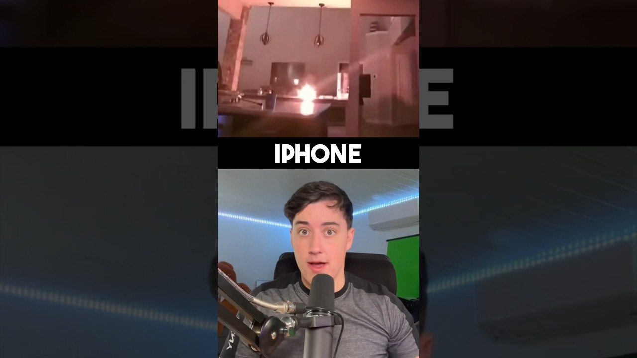 THIS IPHONE BURST INTO FLAMES OVERNIGHT! #Shorts