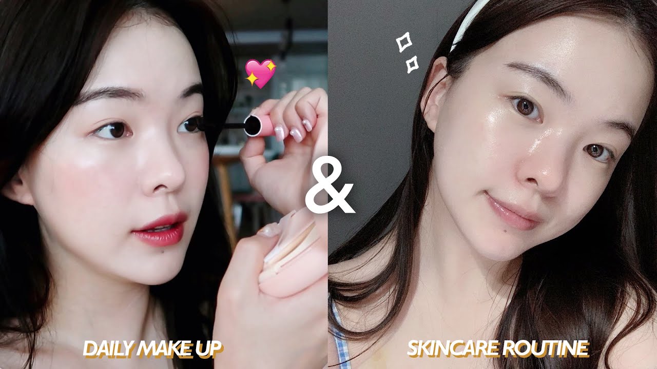 광고❌ 피부 완전 좋아진 스킨케어 루틴 드디어 알려드릴게요💕 +데일리 메이크업💕