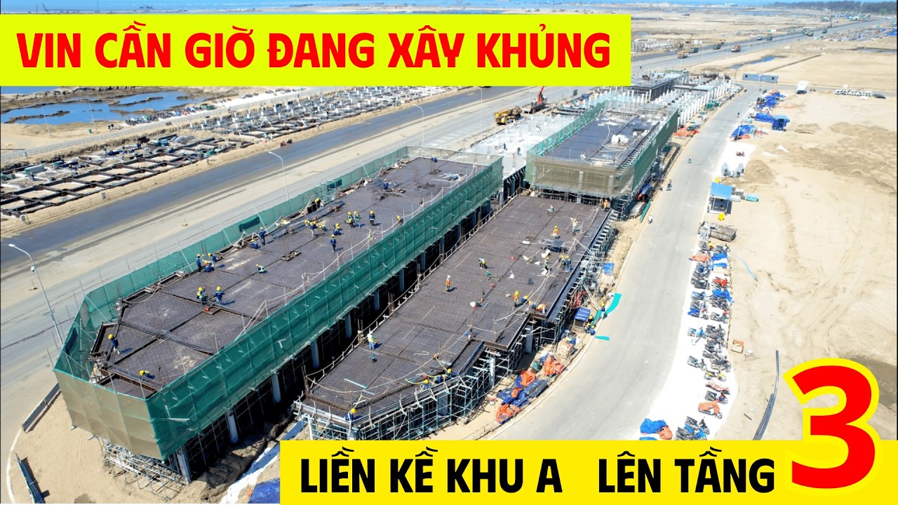 Tiến Độ Mới Nhất Khu A Vịnh Tiên Dự Án Vinhomes Green Paradise Cần Giờ 17/03/2026 | Flycam Vịnh Tiên