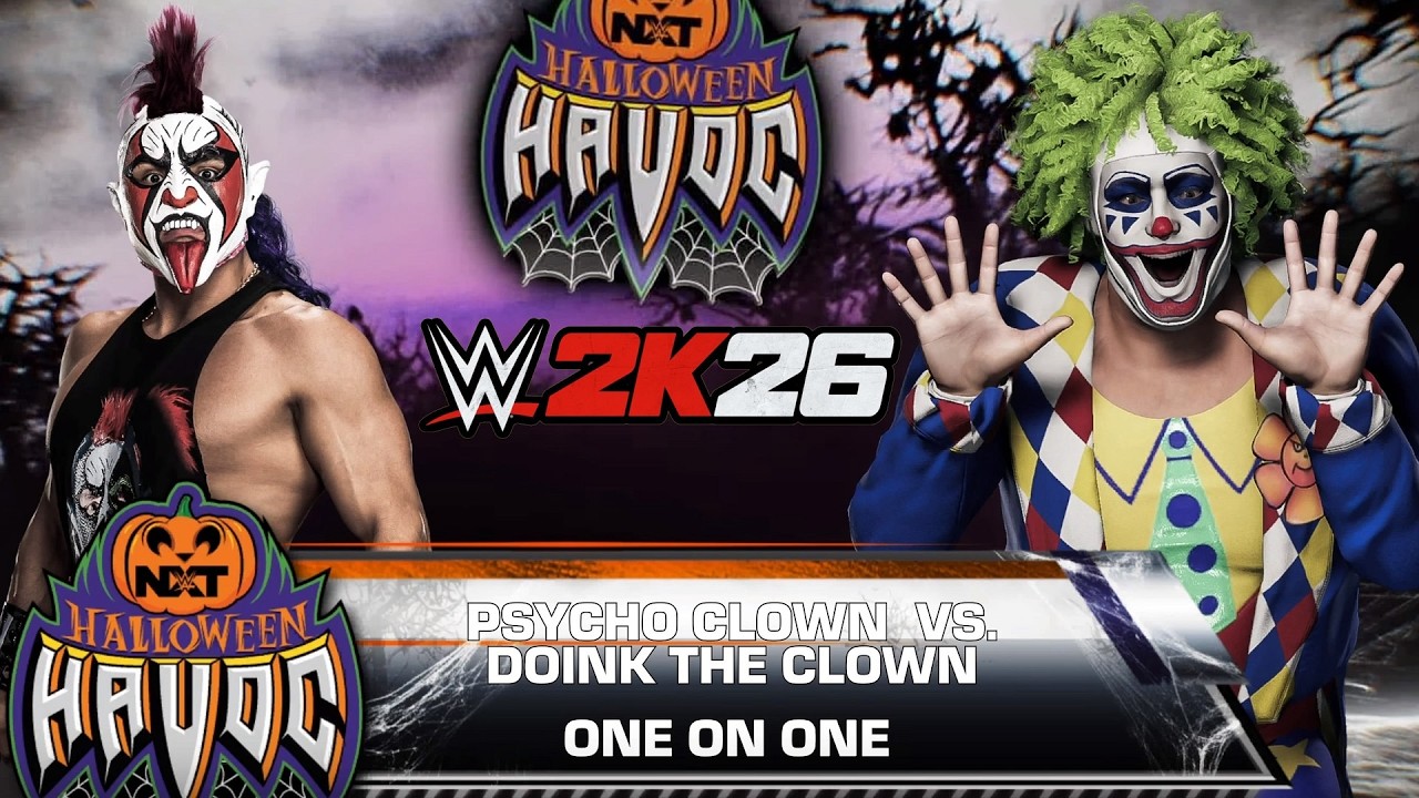 WWE 2K26 - Psycho Clown vs. Doink the Clown