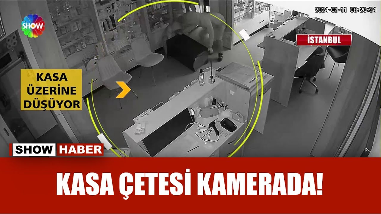 Çaldığı kasanın altında kaldı