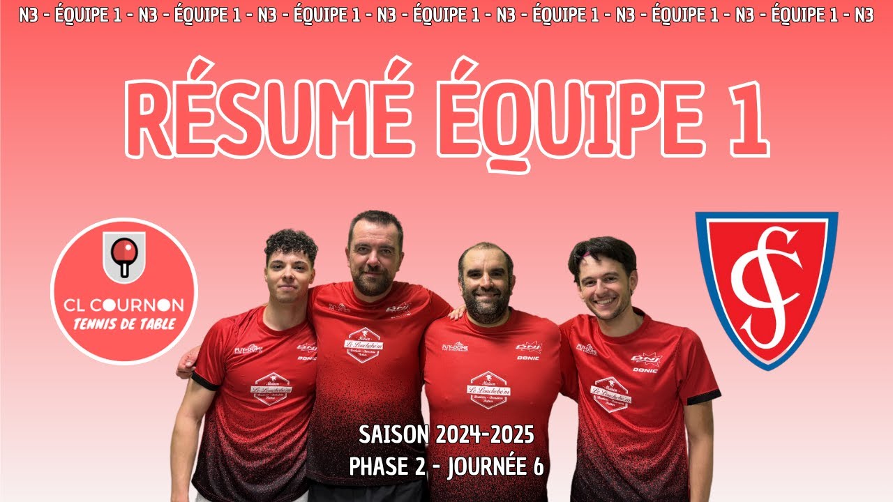 CL COURNON 1 VS STADE CLERMONTOIS 2   Journ&eacute;e 6   2025 05 10