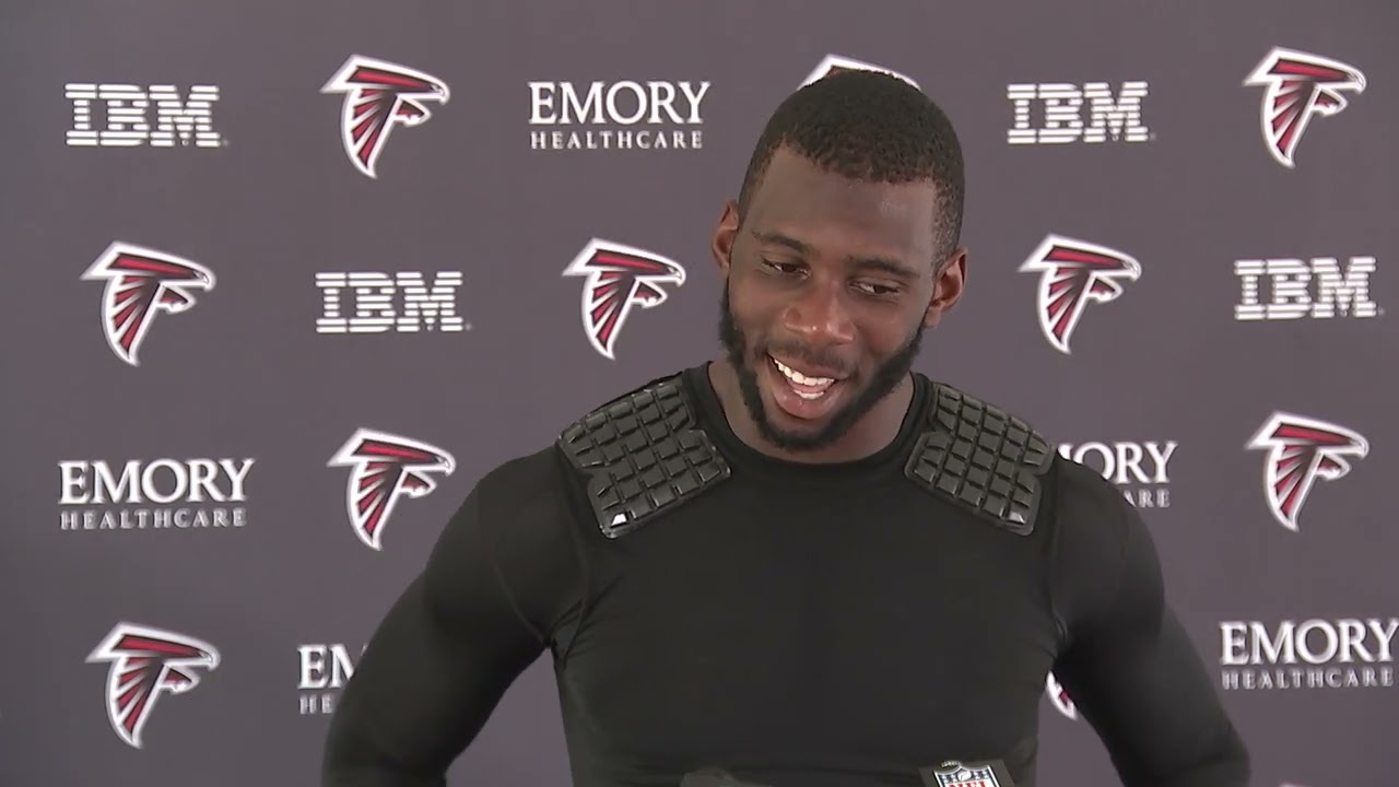 Atlanta Falcons TE Kyle Pitts Media Availability - Training Camp Day 8