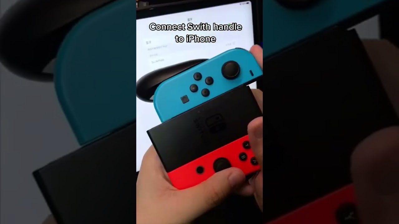 connect nintendo switch joycon to ios