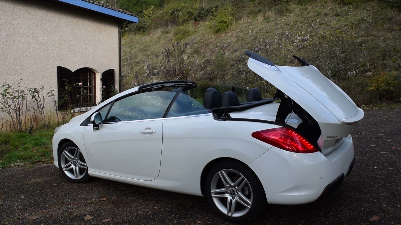 Peugeot 308 CC - Ouverture du toit