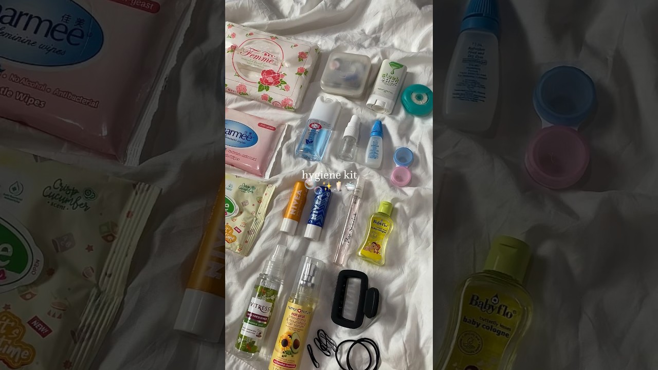 pretty girlies&rsquo; hygiene kit 🌸💗👛