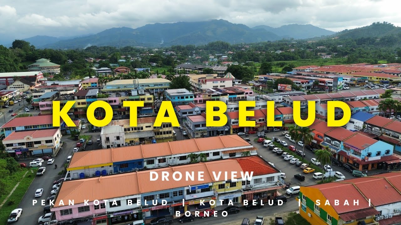 Pekan Kota Belud Sabah Aerial View