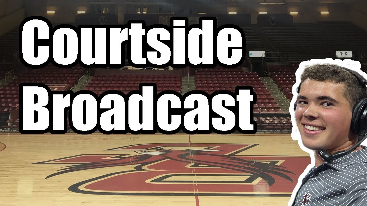 I Broadcasted a College Basketball Game From Courtside!
