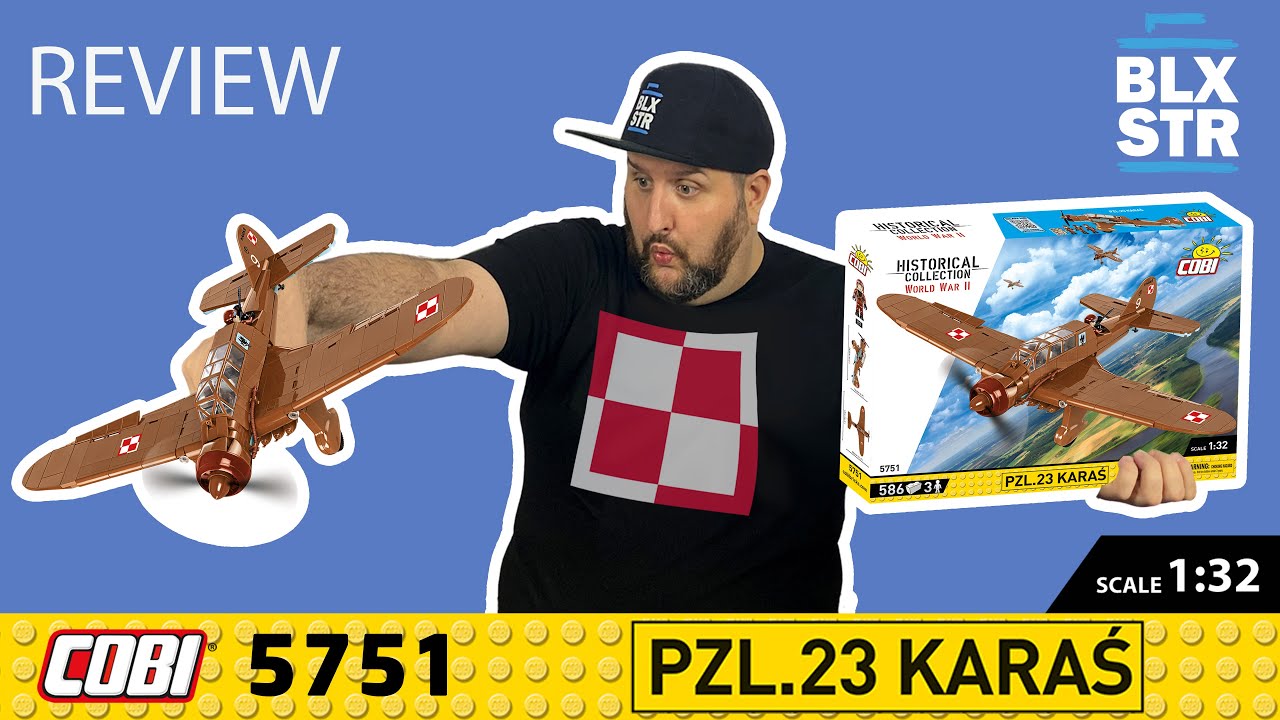 Der beste Flieger 2024? COBI 5751 PZL.23 Karaś 💥 1:32 ▶️ UNBOXING & REVIEW