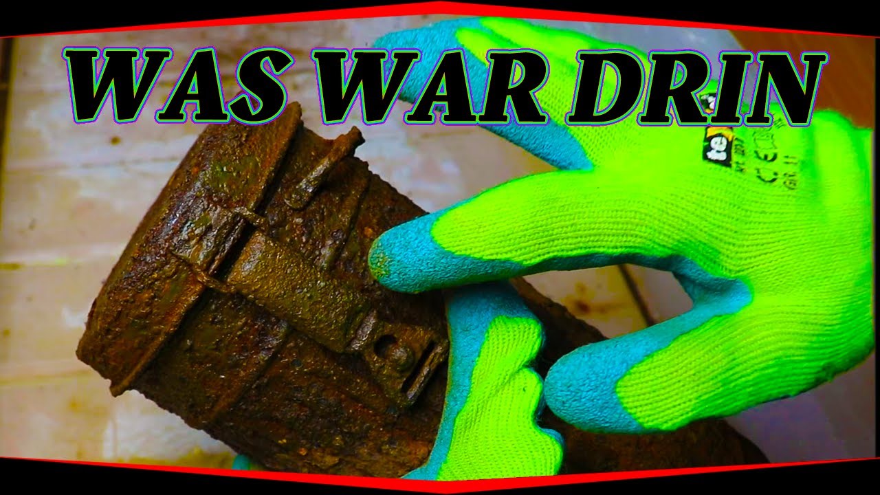 🍀WAS WAR IN DEM GASMASKENBEHÄLTER DEN ICH BEIM SONDELN GEFUNDEN HABE🍀