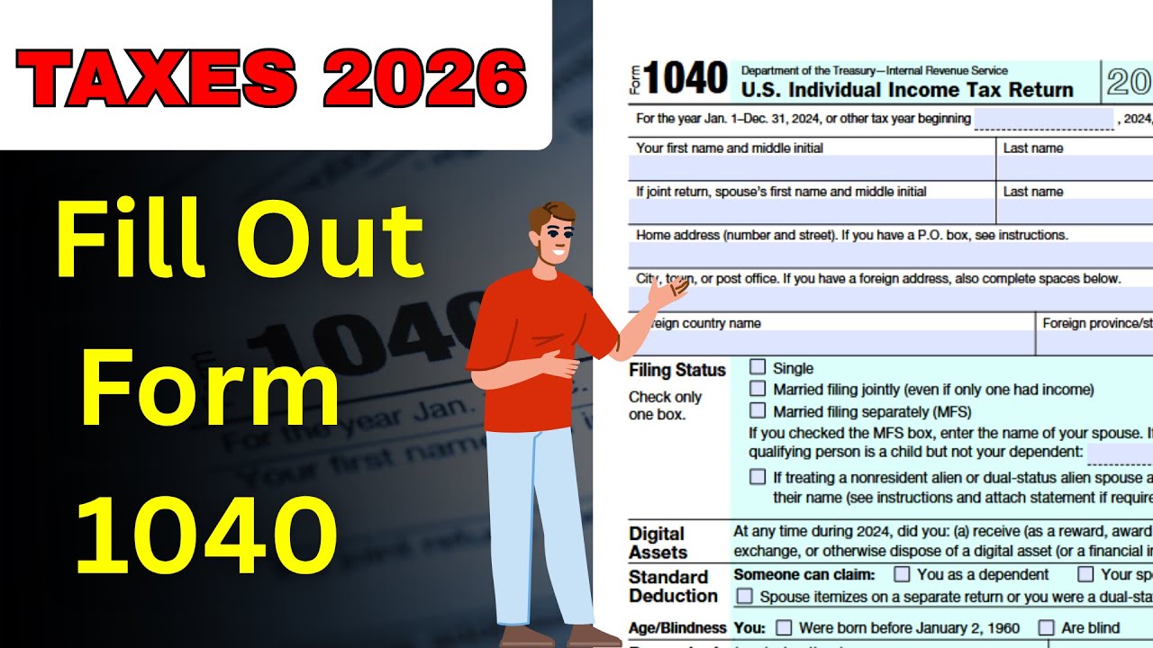 How to Fill Out IRS Form 1040 for 2026 | Full Guide for Beginners