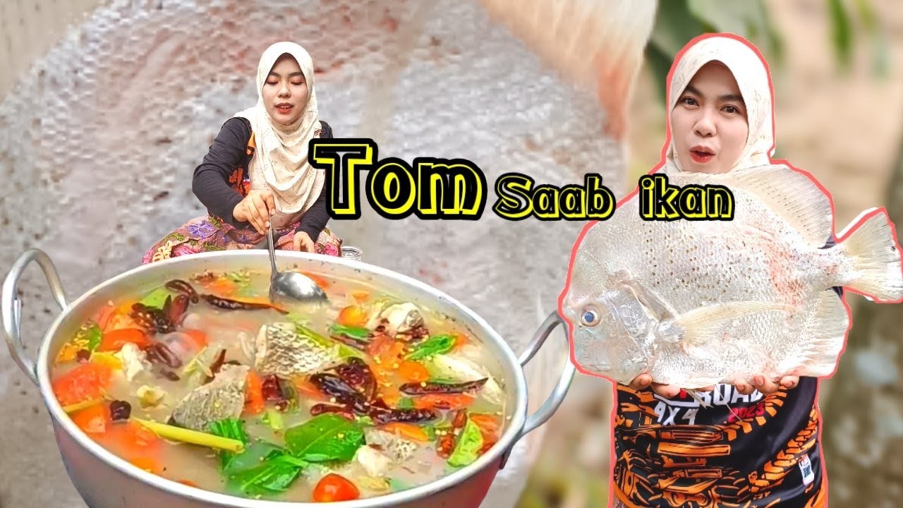 resepi Tom saab ikan daun baru menu yang terja di