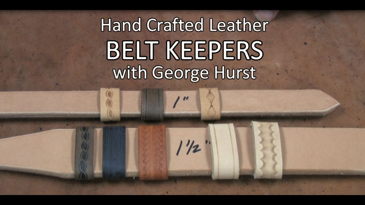 Hand Crafted Leather Belt Keepers