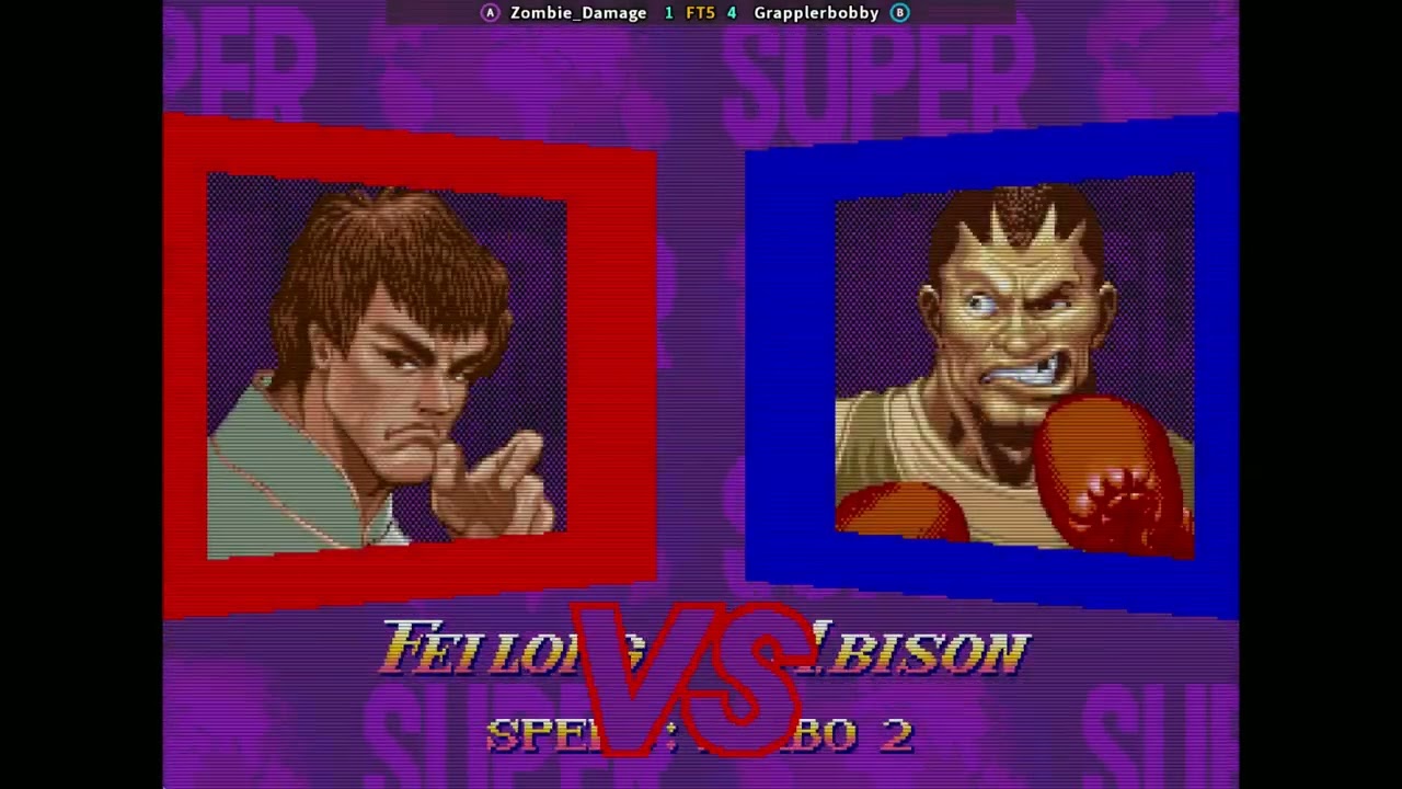 Super Street Fighter II X - grand master challenge ; Zombie_Damage VS Grapplerbobby (FT5)