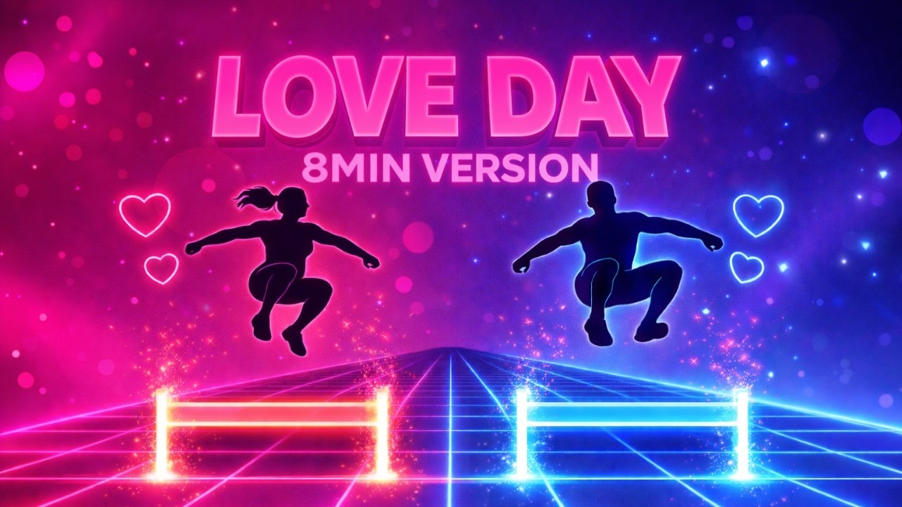 HIGH QUALITY Immersive Interactive Warm Up|  Love Day version 8min version🔥