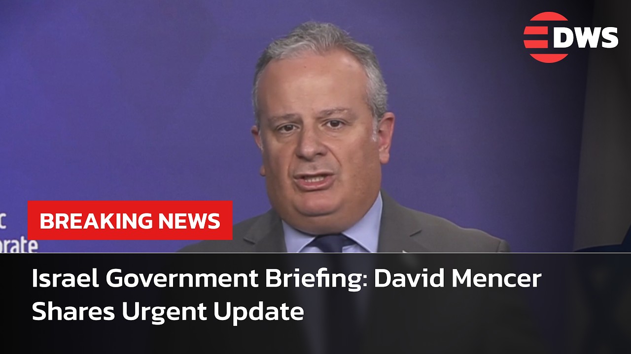 Urgent Israel Briefing: Spokesperson David Mencer Addresses Major Developments In Tel Aviv | AC14