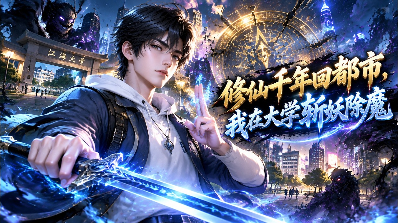 💥修仙漫剧💥《修仙千年回都市，我在大学斩妖除魔》#系统 #爽文 #修仙 #无敌 #穿越 #重生 #最新漫剧 #一口气看完 #热血 #动漫推荐 #漫剧合集