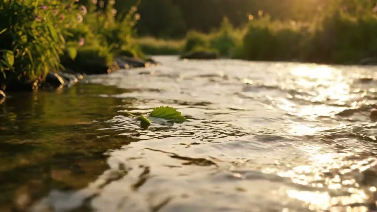 Calm River Flowing  – White Noise for Better Sleep (10 Hours)
