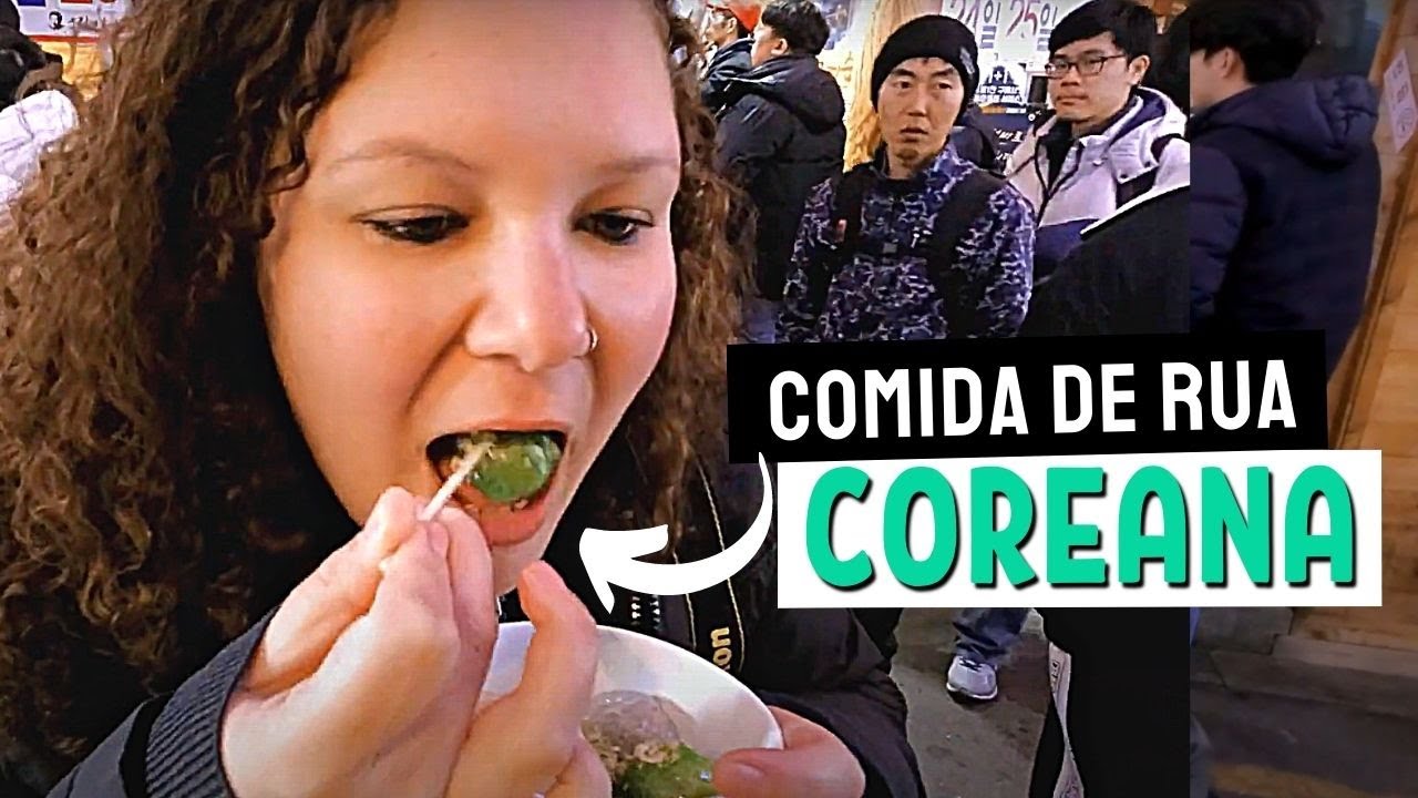 Provando COMIDA DE RUA na COREIA DO SUL [ cidade: Jeonju ]