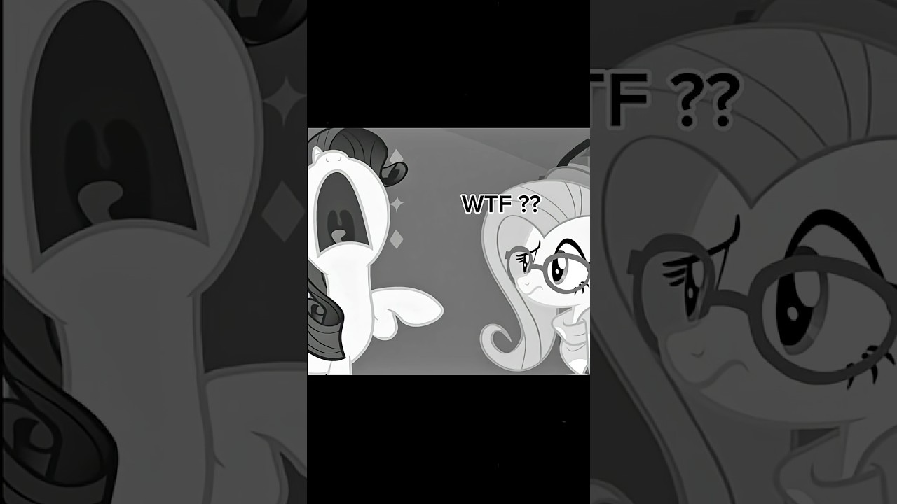 Wtf moments mlp prt 4 #mlp #mylittlepony #viral #rarity #applejack #fluttershy #edit #fyp