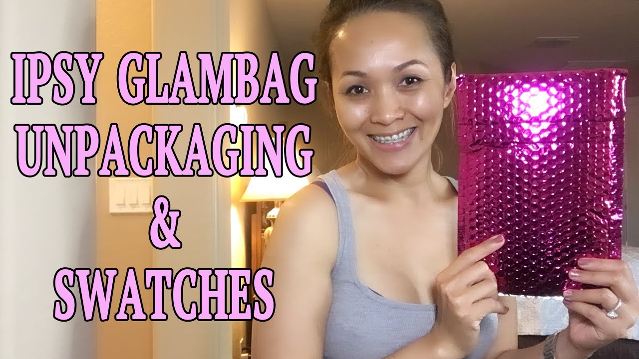 IPSY GLAMBAG JUNE 2017 UNPACKAGING AND SWATCHES | ARREM