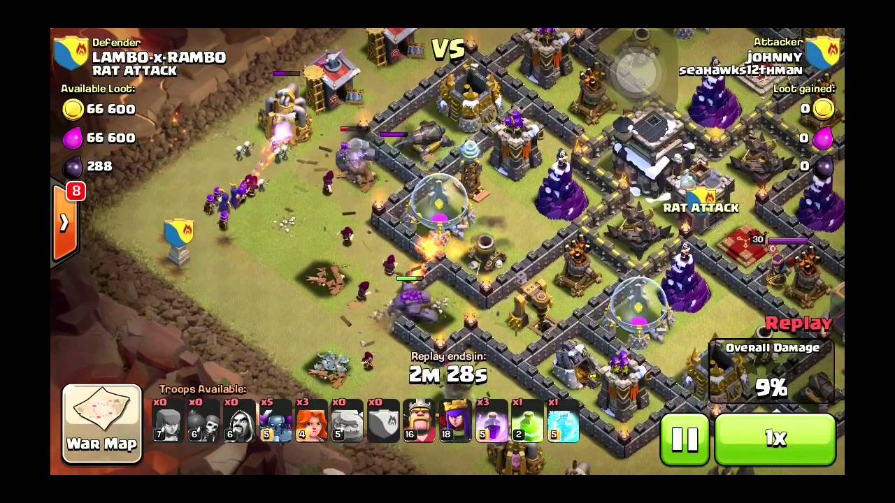 Th9 War base anti gowiwi/gowipe/gowiwipe/hog