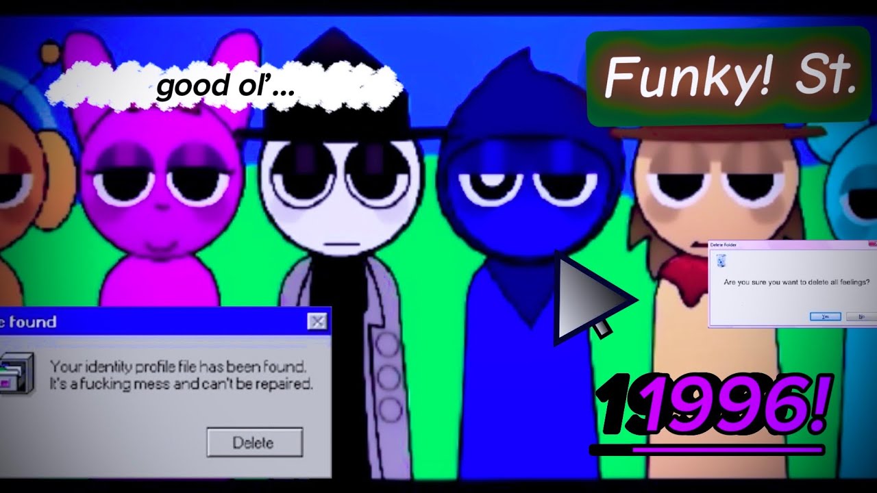 good ol funky 1996!:another sprunki 1996 mix cuz why the frig not-(also LORE?)
