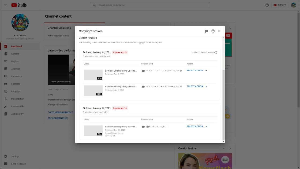 Molebeat Took Down My Most Popular Videos For No Reason