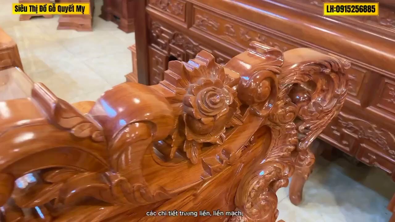 MẪU HOÀNG GIA GỖ HƯƠNG ĐÁ | SIÊU THỊ ĐỒ GỖ QUYẾT MỴ 