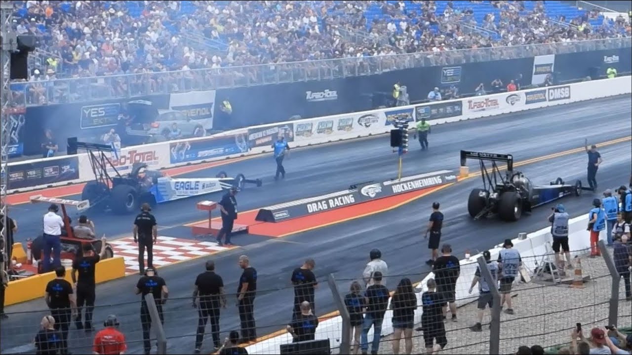 NitrOlympX 2022 - Top Fuel Dragster alle Finalläufe [Viertelfinale, Halbfinale, Finale]