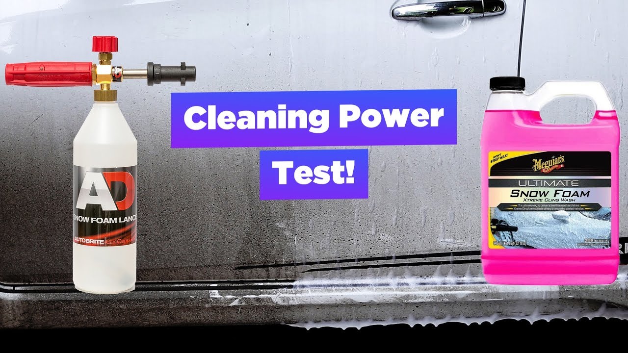 Snow Foam Test : Meguiars Ultimate Snow Foam Xtreme Cling