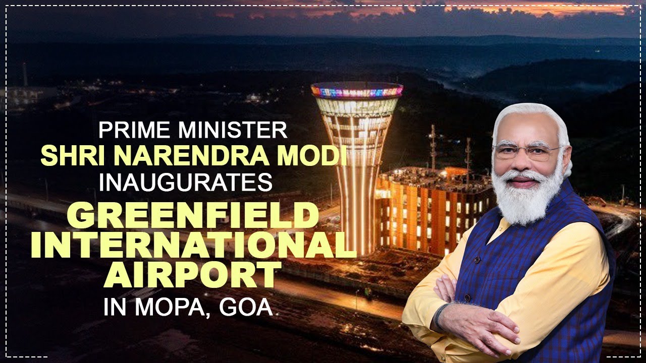 PM Shri Narendra Modi inaugurates greenfield international airport in Mopa, Goa | BJP Live | BJP