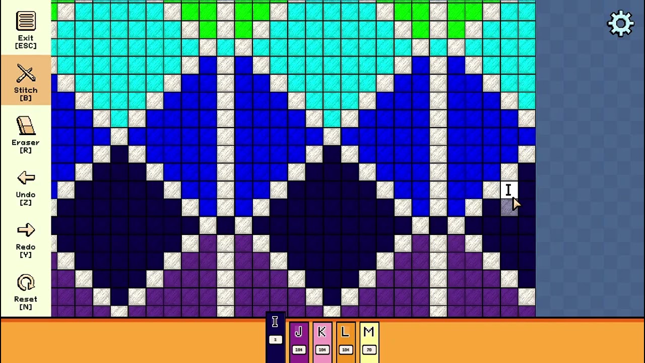 Random Babbling In Pixel Cross Stitch