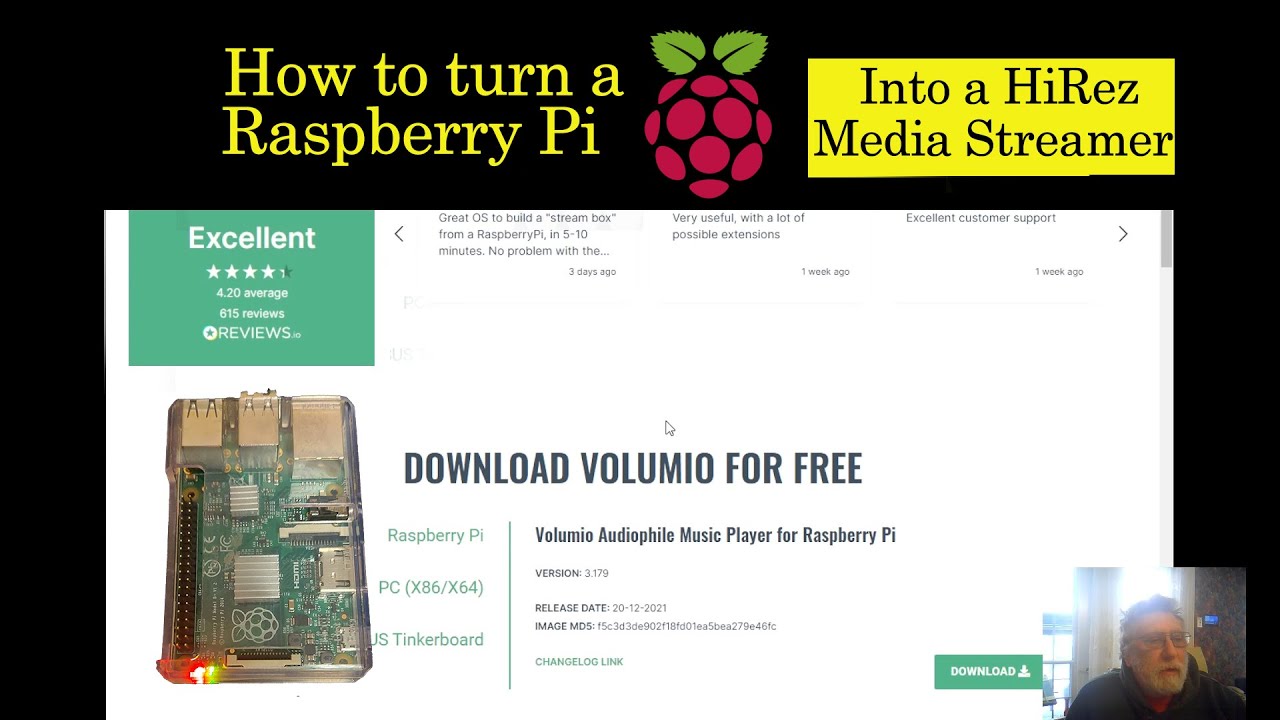 HiRez audio - Raspberry Pi Volumio streamer setup - Setting up volumio as a HiRes streamer